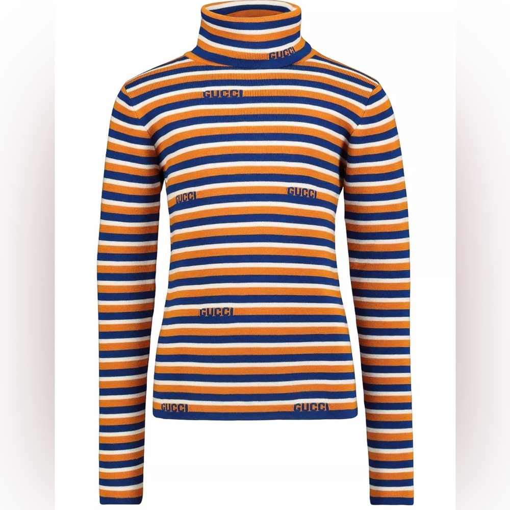 Gucci girls wool turtleneck. Size 6 but shrank to a size 5
